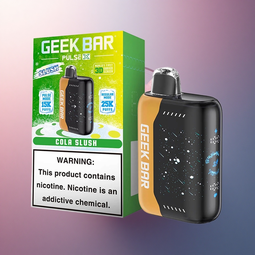 GEEK BAR Pulse X 25000 Puffs Édition Slush à la nicotine 0-5% avec écran incurvé 3D