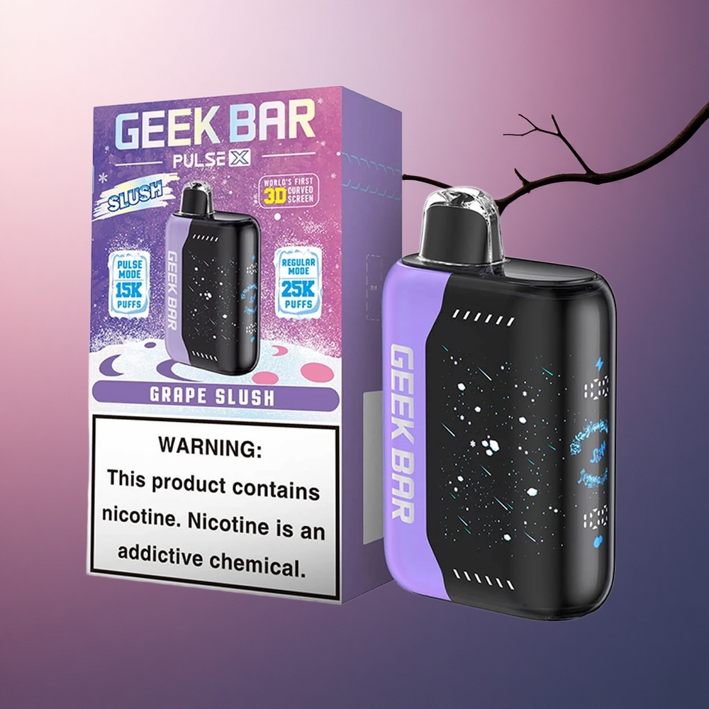 GEEK BAR Pulse X 25000 Puffs Édition Slush à la nicotine 0-5% avec écran incurvé 3D