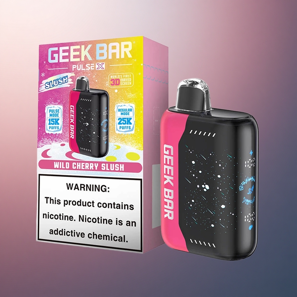 GEEK BAR Pulse X 25000 Puffs Édition Slush à la nicotine 0-5% avec écran incurvé 3D