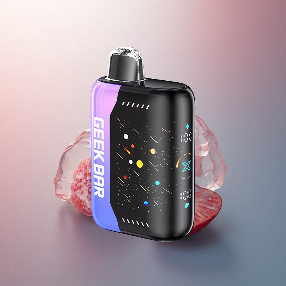 GEEK BAR Pulse X 42K Puffs Meteor Edition Fraise Kiwi Glace avec 5% nicotine et 820mAh