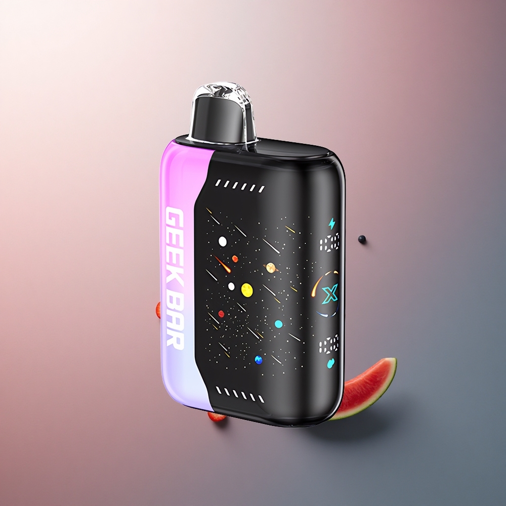 GEEK BAR Pulse X 42K Puffs Meteor Edition Fraise Pastèque Dual Mesh 5% Nicotine 820mAh
