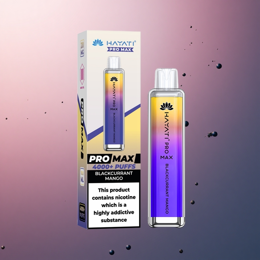 Hayati Pro Max 4000 Puffs Cassis Mangue 5% Nicotine 1400mAh