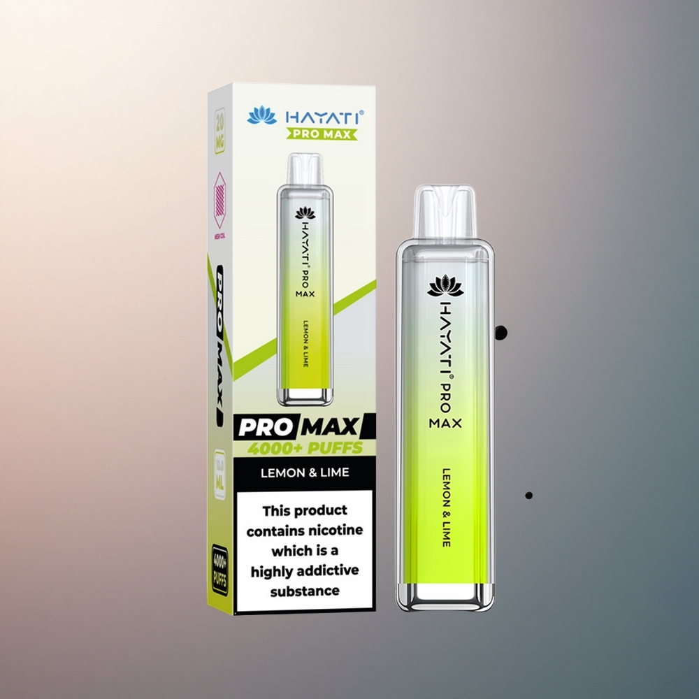 Hayati Pro Max 4000 Puffs Citron & Citron Vert 5% Nicotine 1400mAh