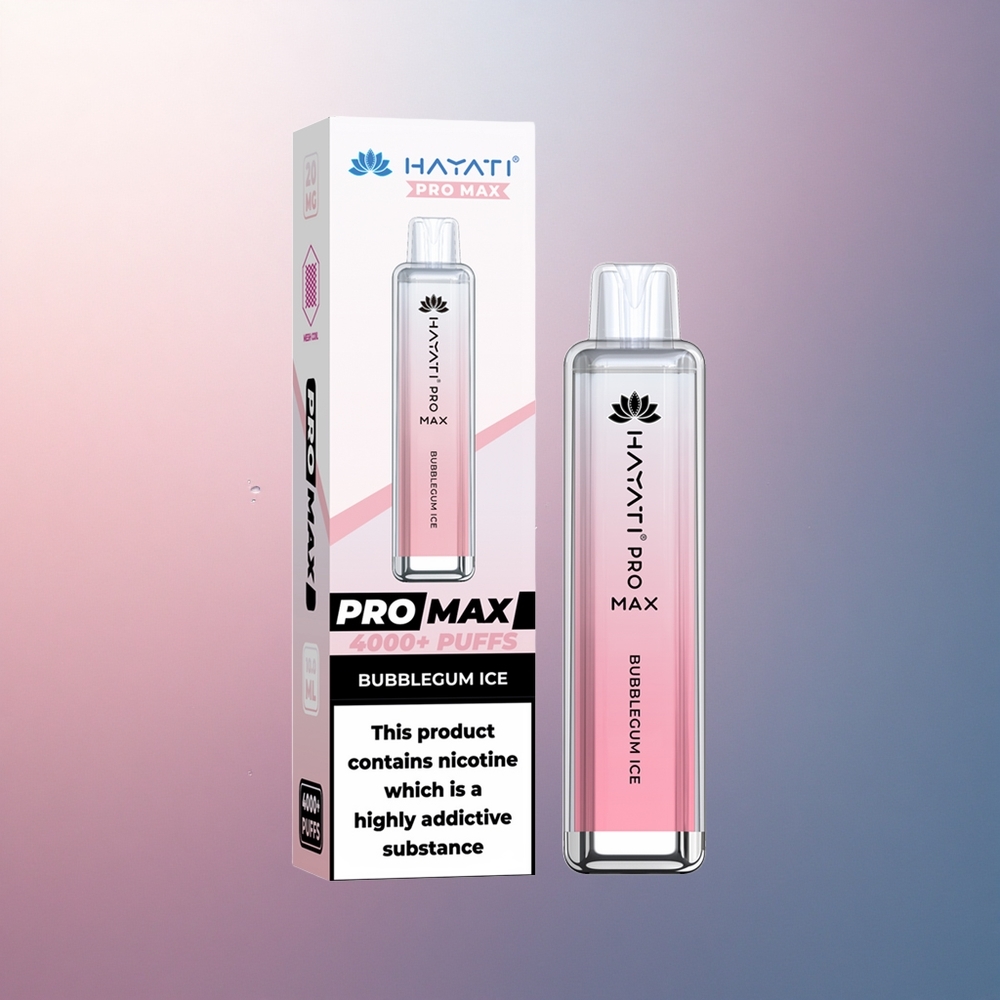 Hayati Pro Max 4000 Puffs Glace à la Gomme Bulle 5% Nicotine 1400mAh