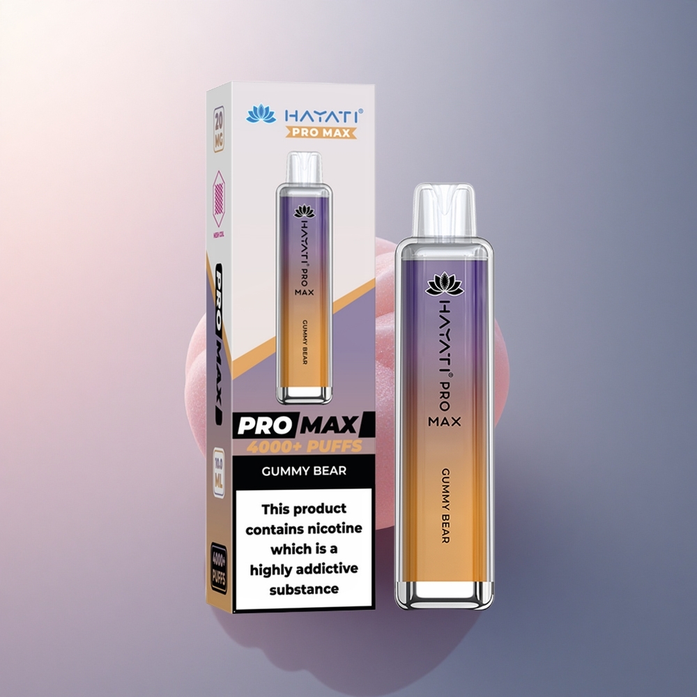 Hayati Pro Max 4000 Puffs Ourson Gummy 1400mAh 2% Nicotine