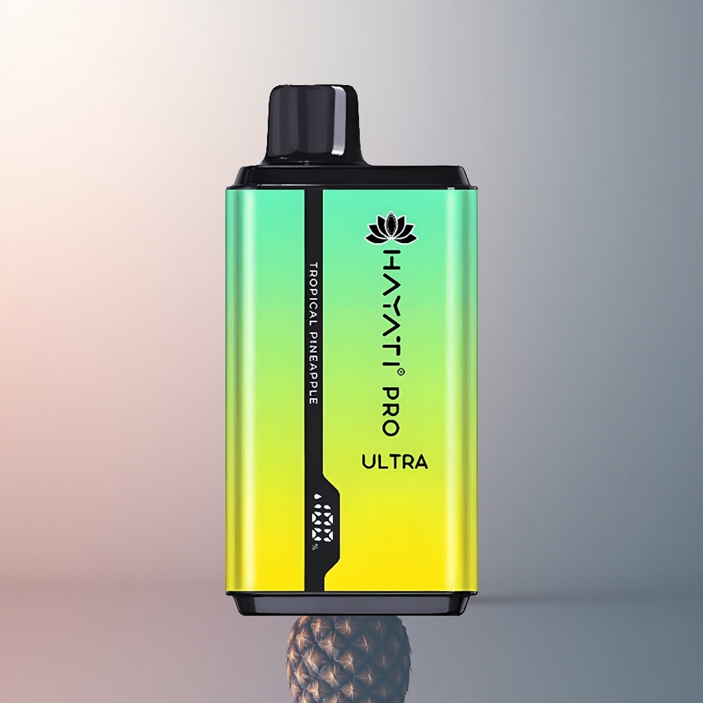 Hayati Pro Ultra 15000 Puffs Ananas Tropical avec 2% de nicotine et 850mAh
