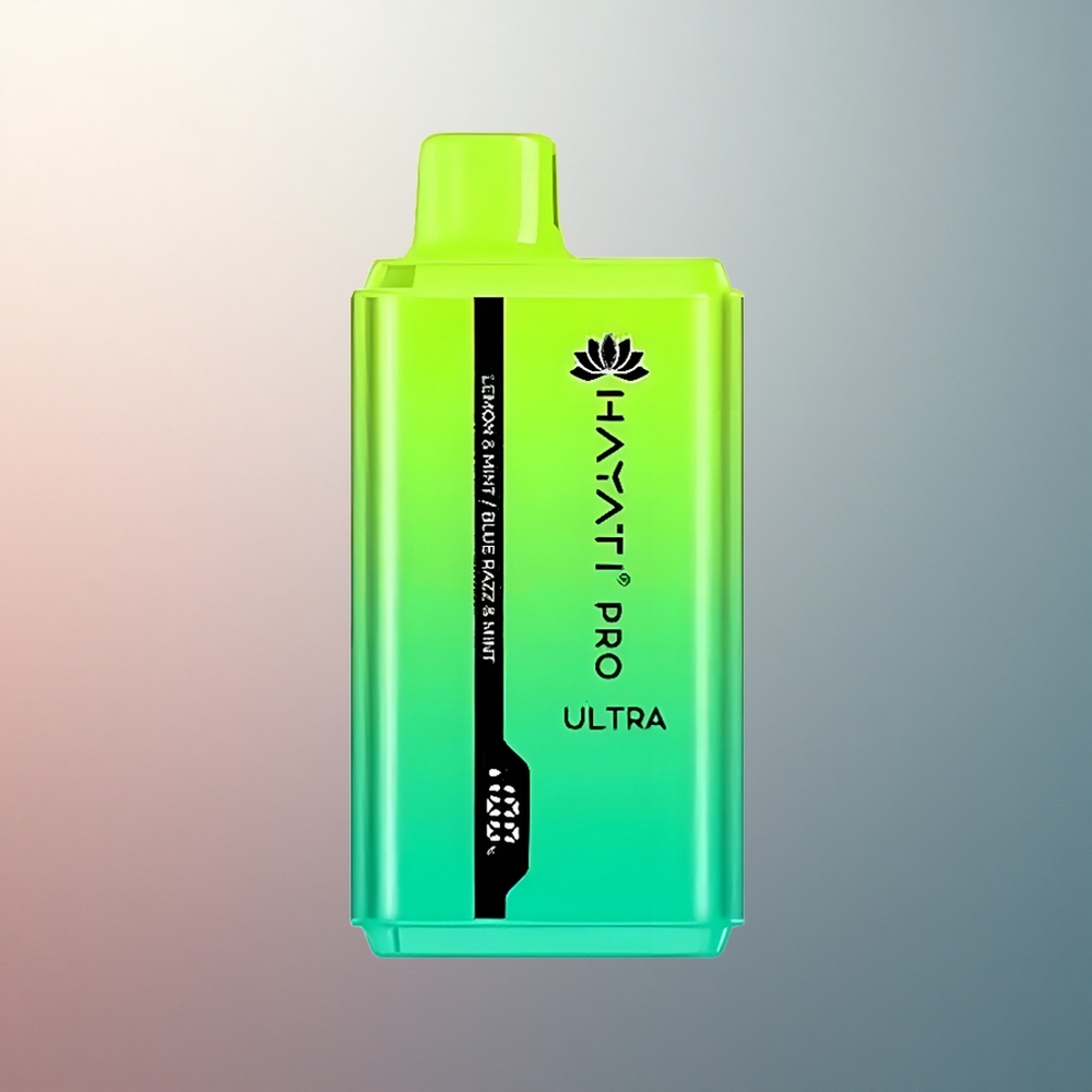 Hayati Pro Ultra 15000 Puffs Citron & Menthe Bleu Framboise & Menthe 850mAh 2 12ml 2% nicotine