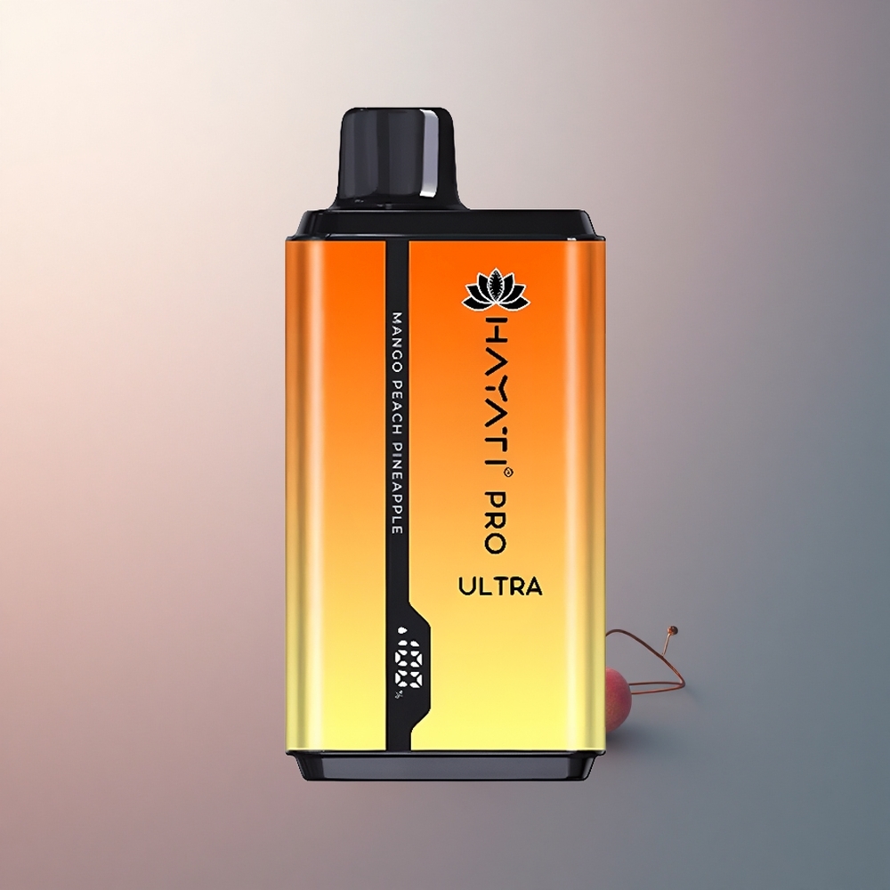 Hayati Pro Ultra 15000 Puffs Mangue Pêche Ananas 2% Nicotine 850mAh