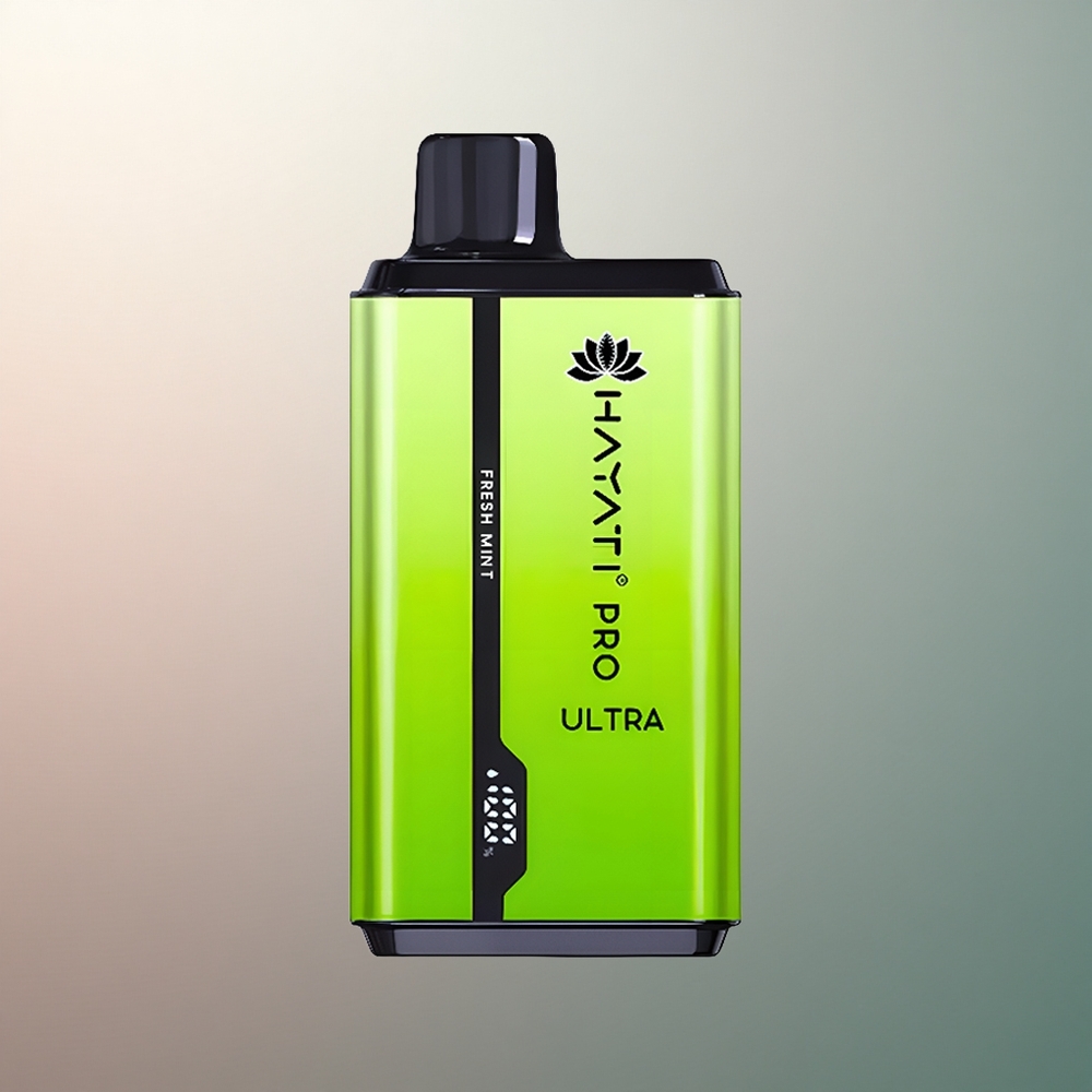 Hayati Pro Ultra 15000 Puffs Menthe Fraîche 850mAh 2% Nicotine