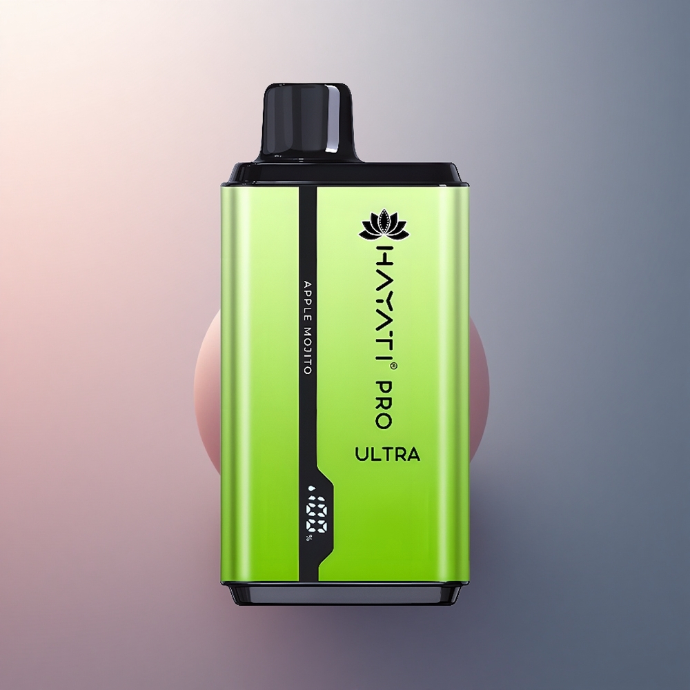 Hayati Pro Ultra 15000 Puffs Mojito à la Pomme 850mAh 2 12ml