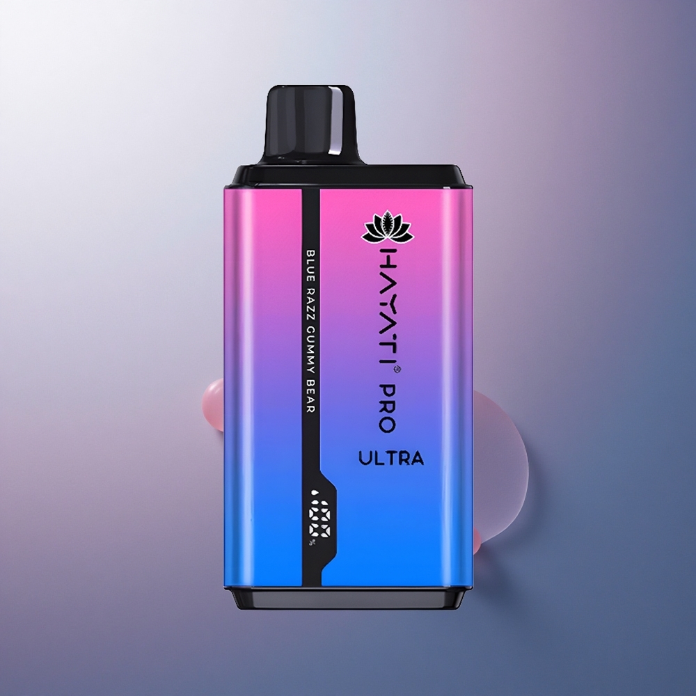 Hayati Pro Ultra 15000 Puffs Ourson Gélifié Bleu Framboise 2% Nicotine 850mAh