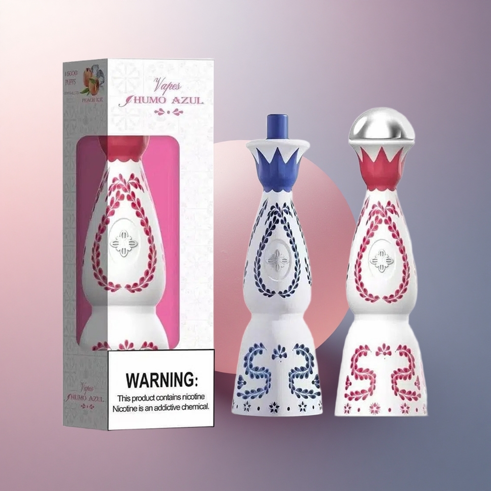 Humo Azul 15000 Puffs Chewing-gum à la Fraise 20mL 5% Nicotine 500mAh