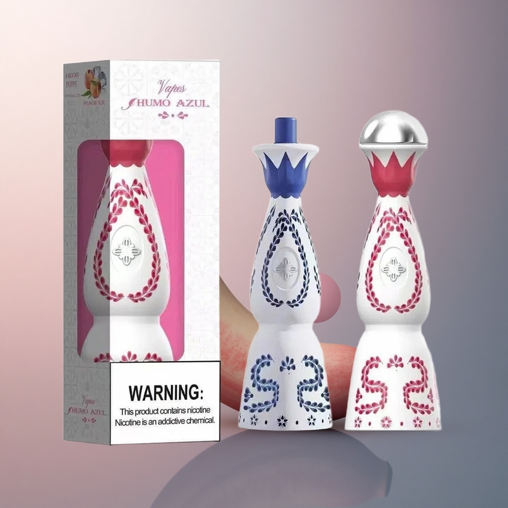 Humo Azul 15000 Puffs Fraise Banane 20mL 5% Nicotine 500mAh