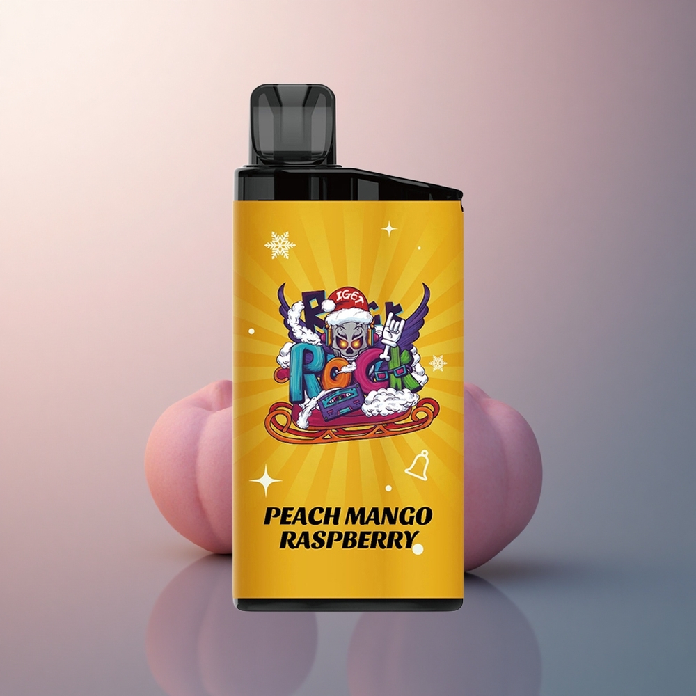 IGET Bar 3500 Puffs Pêche Mangue Framboise 1400 mAh