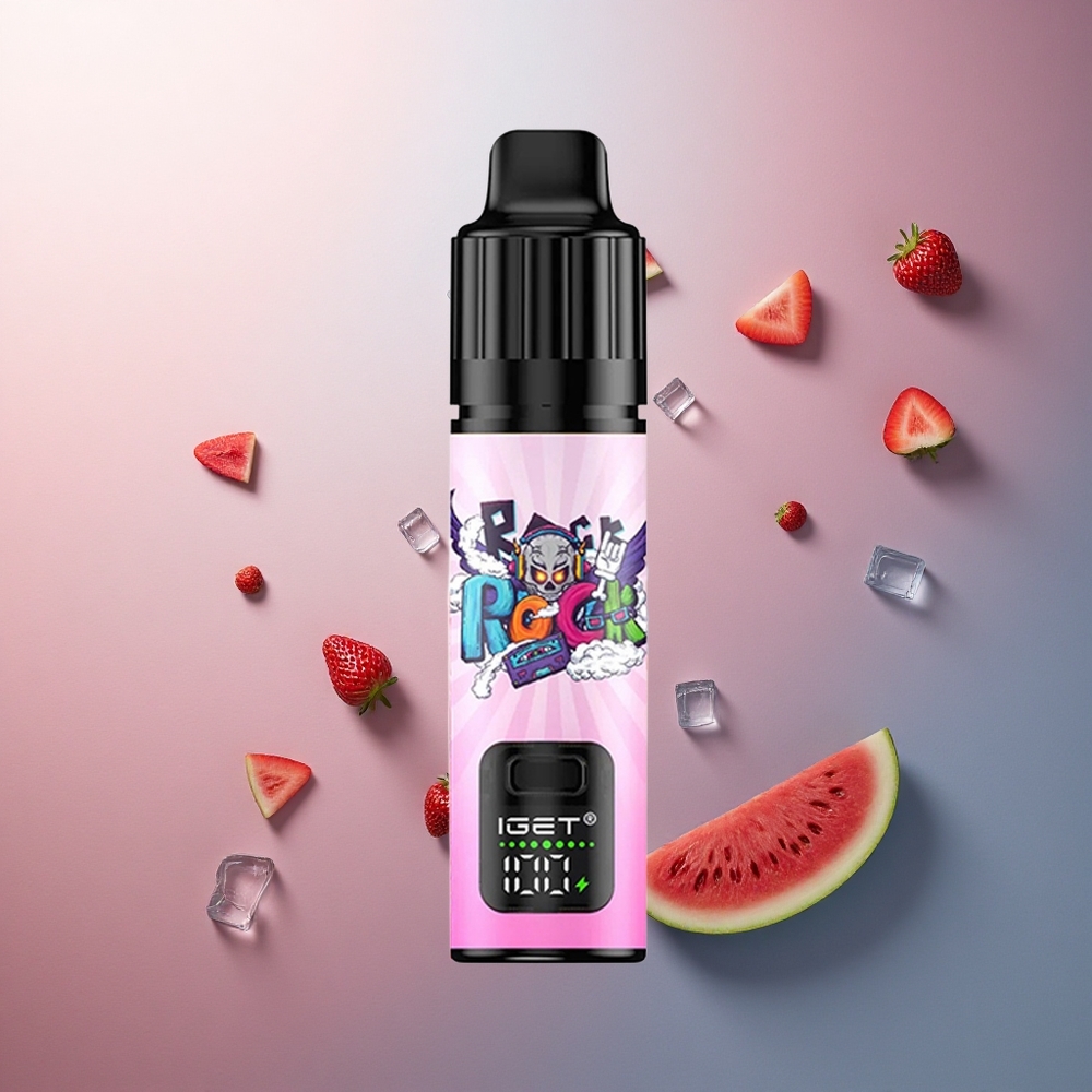IGET BAR PLUS S3 POD 10000 Puffs Fraise Pastèque Glacée 18 ml 5% Nicotine 950 mAh