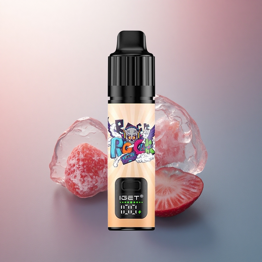 IGET BAR PLUS S3 POD 10000 Puffs Glace Fraise Kiwi 5% Nicotine 950 mAh