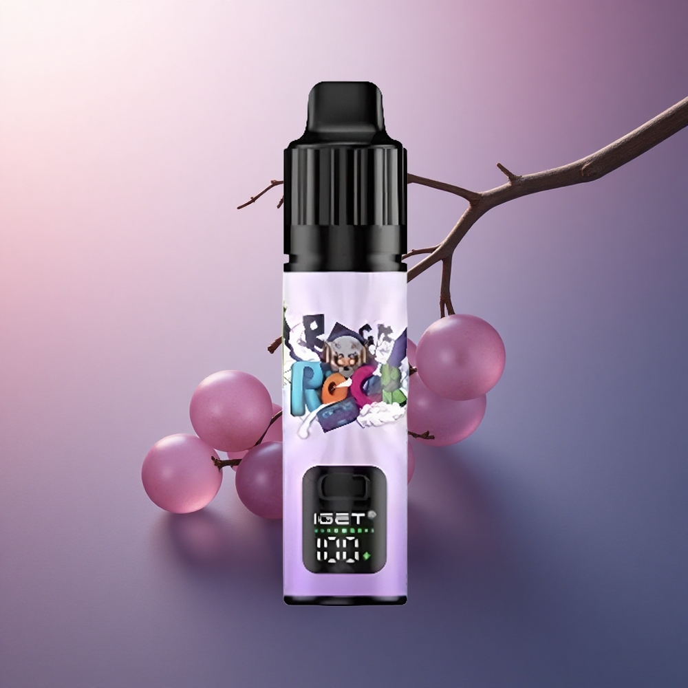 IGET BAR PLUS S3 POD 10000 Puffs Glace de Raisin avec 5% Nicotine et 950 mAh