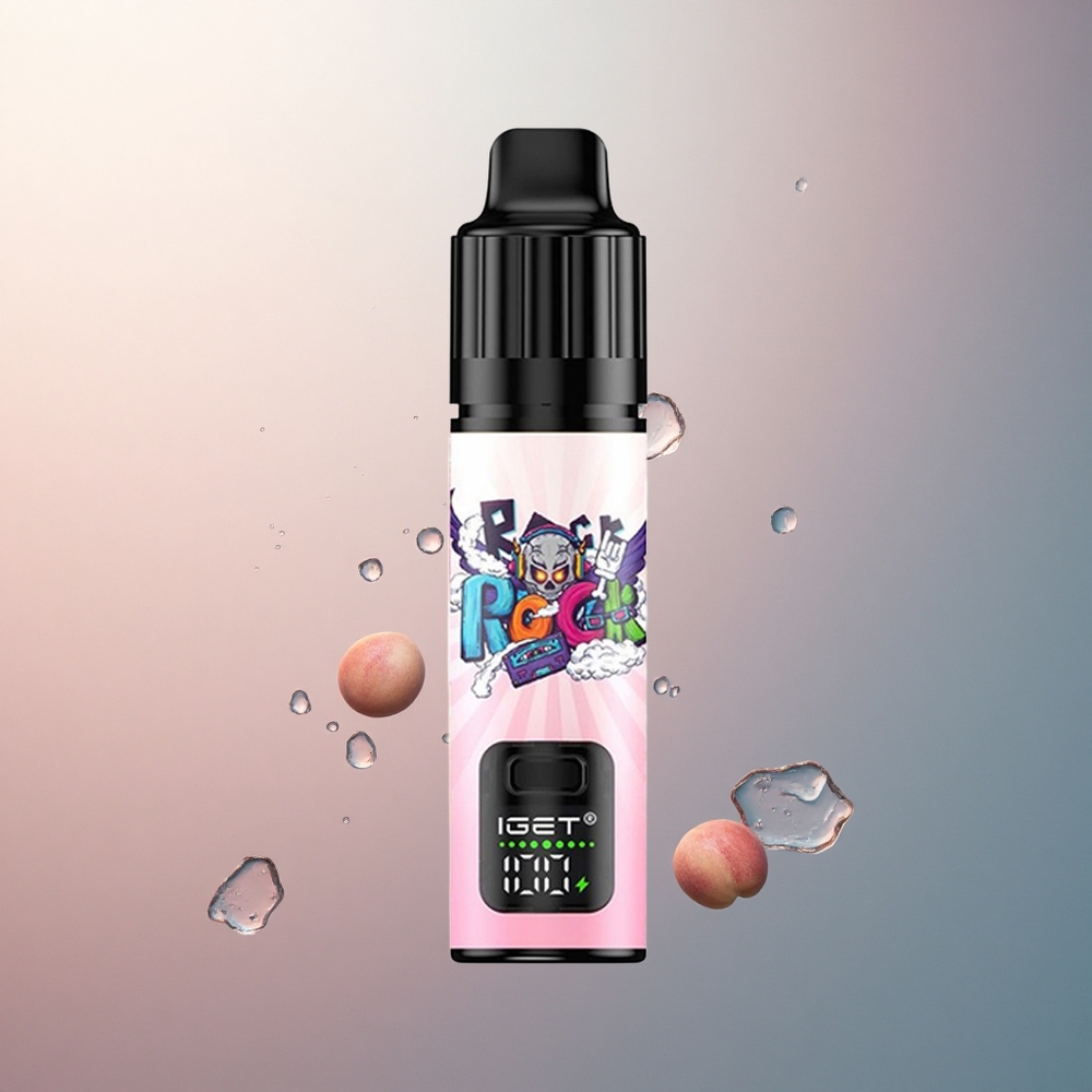 IGET BAR PLUS S3 POD 10000 Puffs Pêche Litchi Citron Vert Glace avec 5% de Nicotine et 950 mAh
