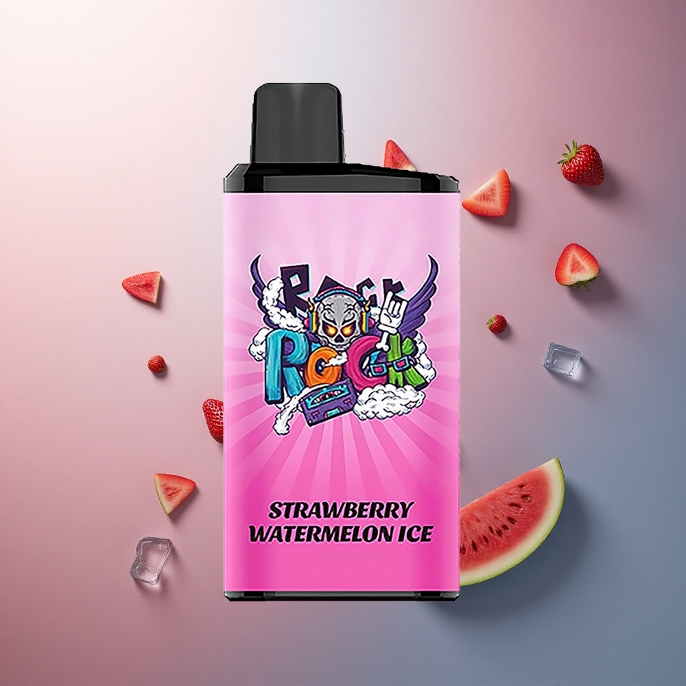 IGET Bar Pro 10000 Puffs Glace Fraise Pastèque avec Batterie 2000 mAh et Bobine Mesh 1.2 Ohm