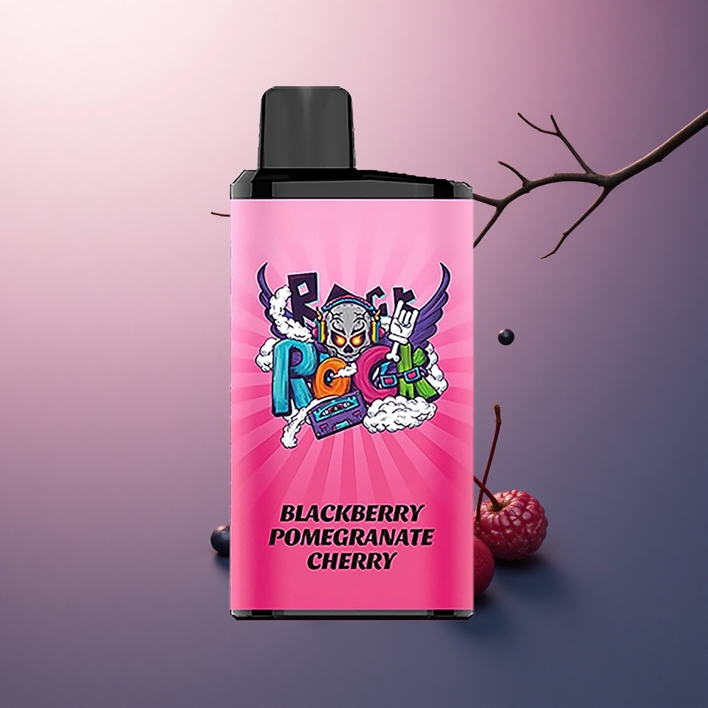 IGET Bar Pro 10000 Puffs Mûre Grenade Cerise avec Batterie 2000 mAh et Bobine Mesh 1.2 Ohm