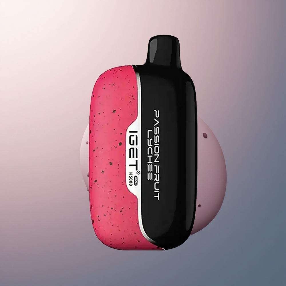 IGET Moon K5000 Puffs Fruit de la Passion Litchi PC 81,5g Mesh 1,35 Ohm