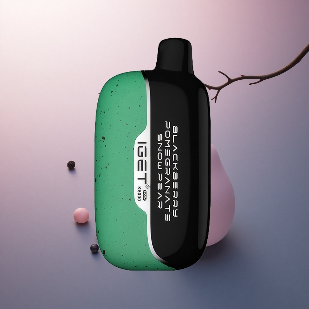 IGET Moon K5000 Puffs Mûre Grenade Poire des Neiges 81,5g PC 1,35 Ohm