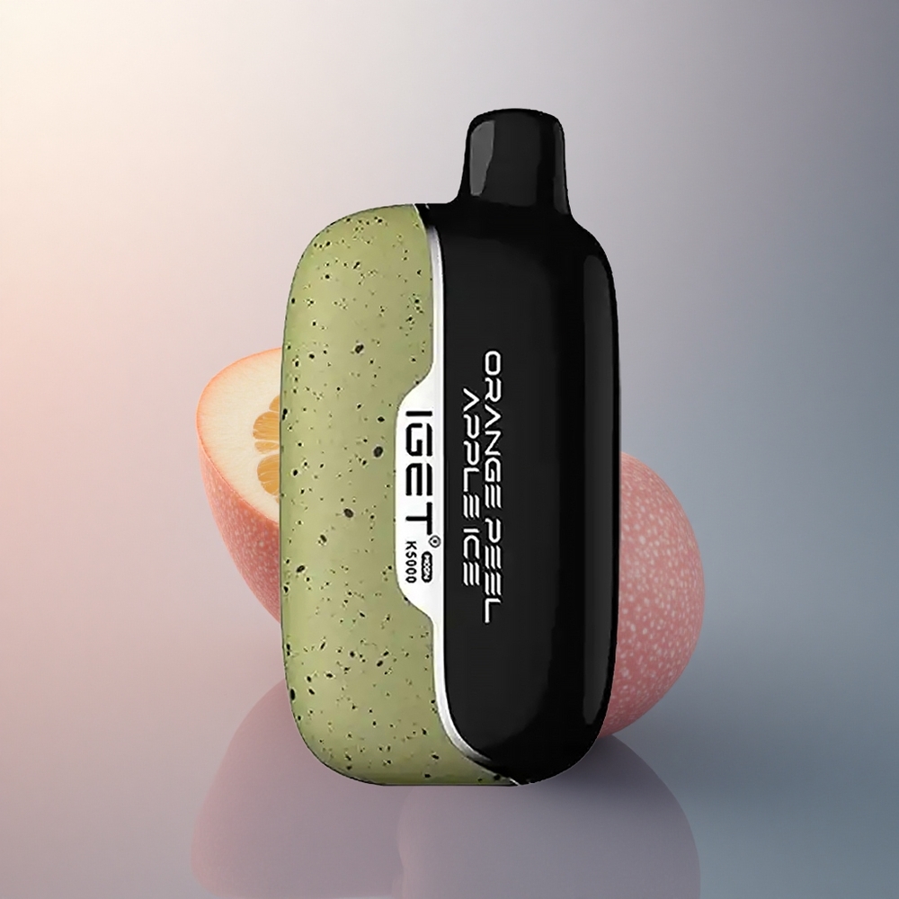 IGET Moon K5000 Puffs Orange Peel Apple Ice PC 81.5g 49.5x25.3x99.4mm