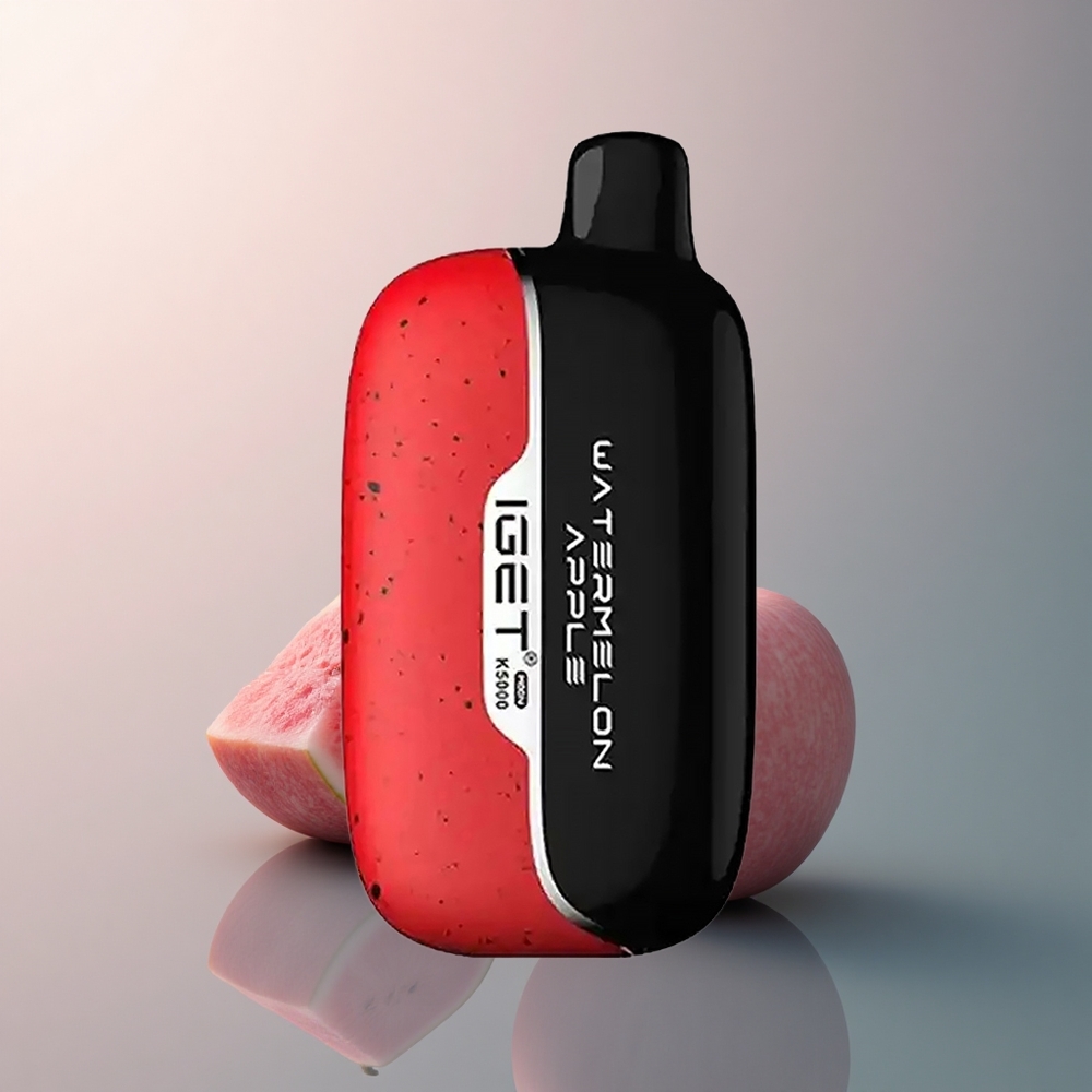 IGET Moon K5000 Puffs Pastèque Pomme PC 81.5g Mesh 1.35 Ohm