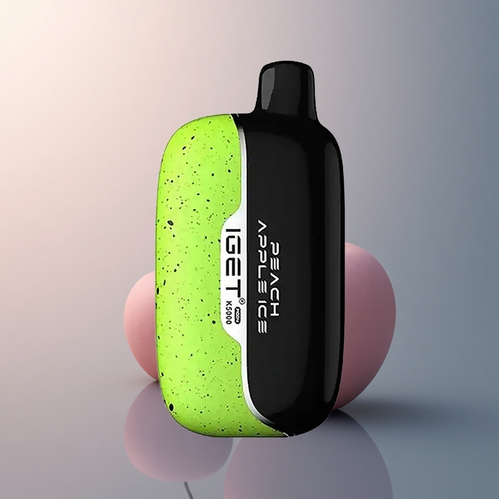 IGET Moon K5000 Puffs Pomme Pêche PC 1.35 Ohm