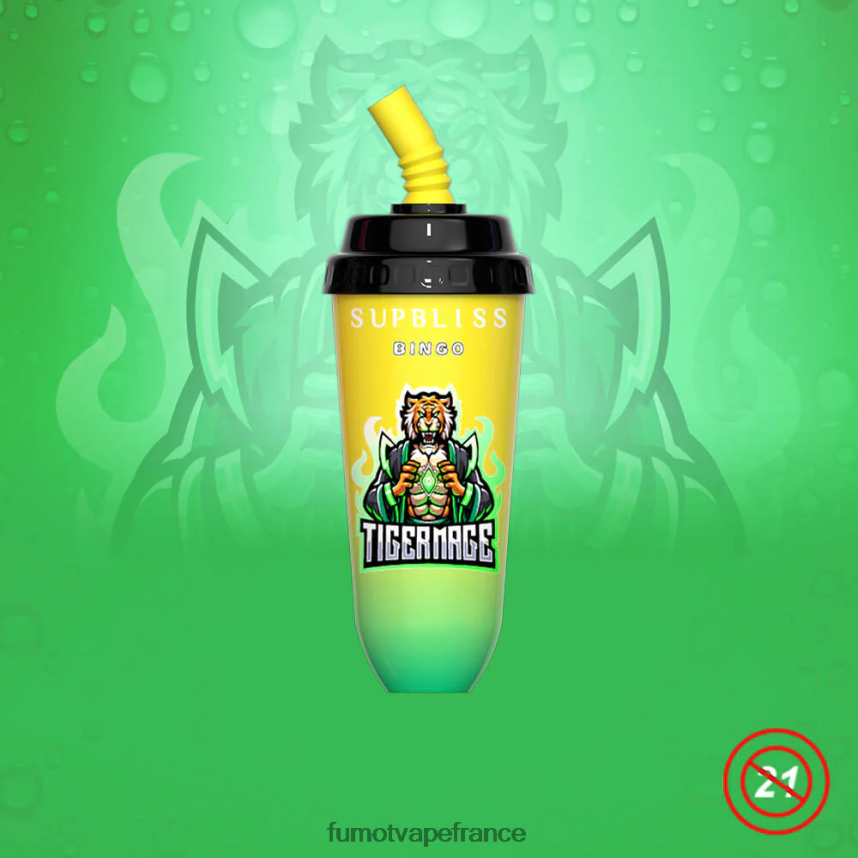 Fumot Supbliss Bingo Appareil à dosettes jetables 8000 - 16 ml (1 pièce) melon miel - Fumot cigarette electronique 00BH4J399