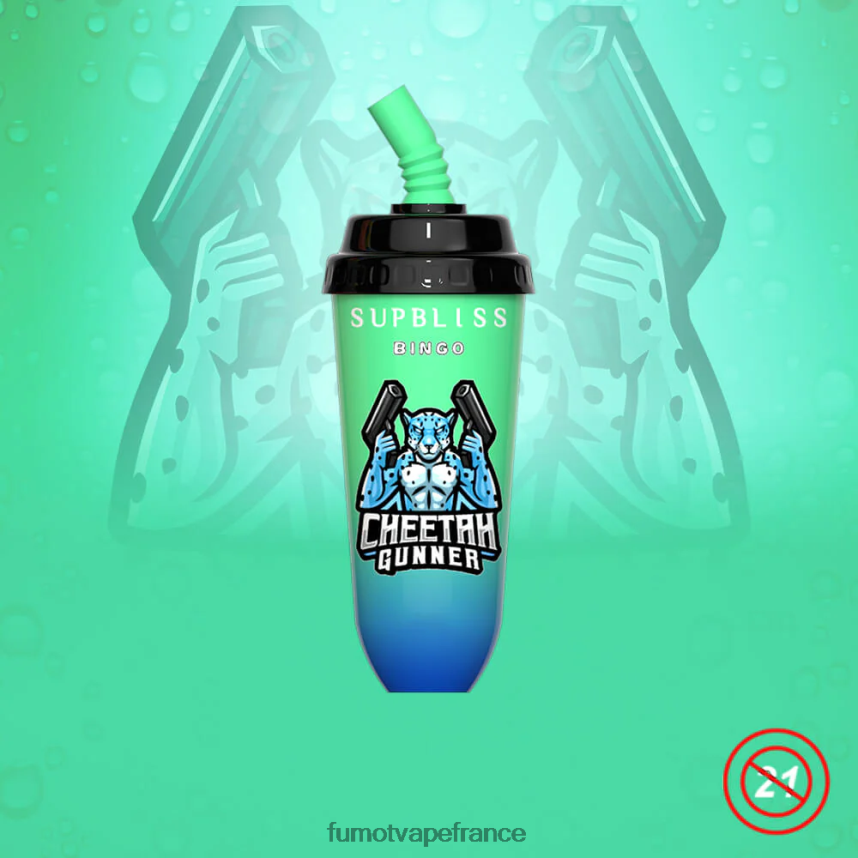 Fumot Supbliss Bingo Appareil à dosettes jetables 8000 - 16 ml (1 pièce) melon miel - Fumot cigarette electronique 00BH4J399