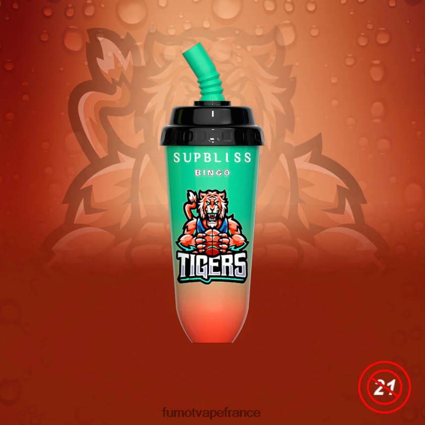 Fumot Supbliss Bingo Appareil à dosettes jetables 8000 - 16 ml (1 pièce) melon miel - Fumot cigarette electronique 00BH4J399