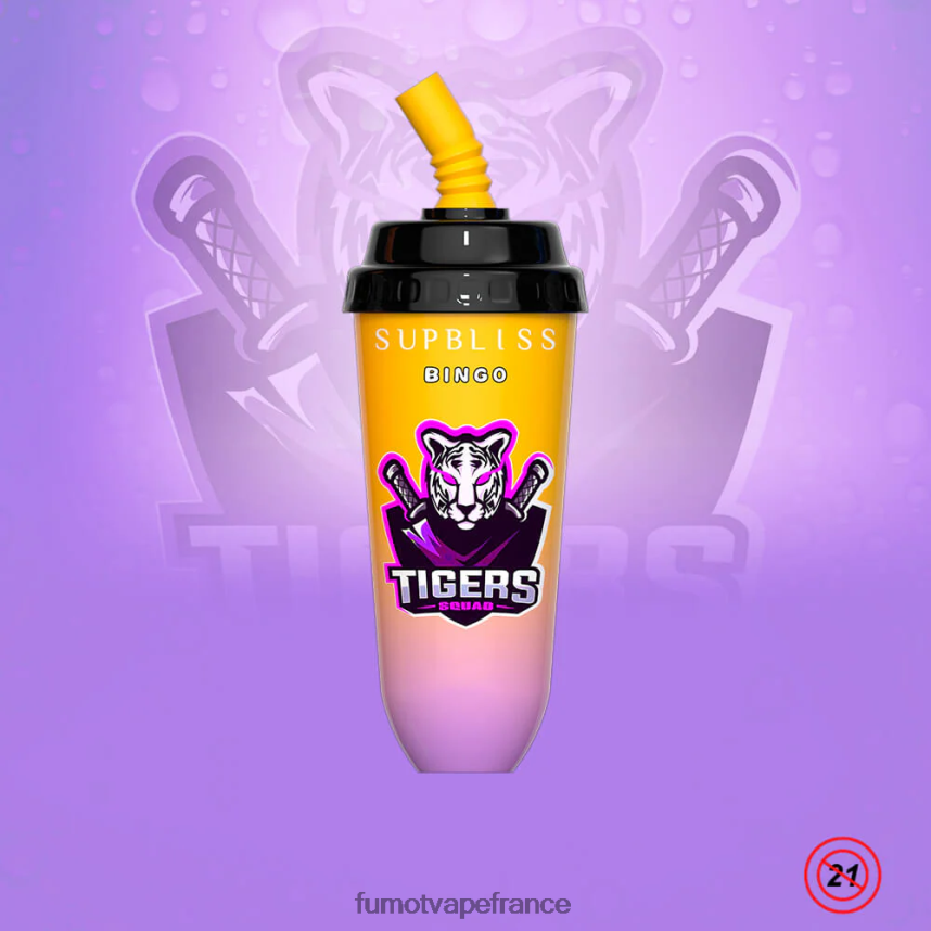 Fumot Supbliss Bingo Dispositif à dosettes jetables de 16 ml 8000 (1 pièce) citron rose - Fumot vape prix 00BH4J405