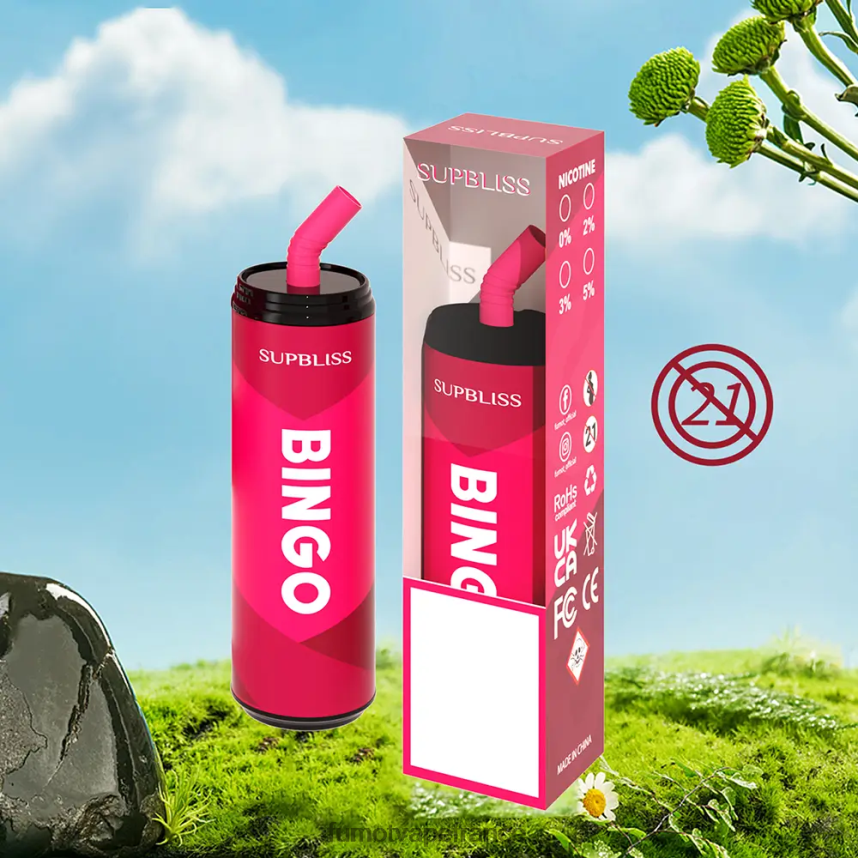 Fumot Supbliss Bingo Stylo vape jetable 9000 (1 pièce) - 18 ml pastèque fraise - Fumot vape prix 00BH4J475