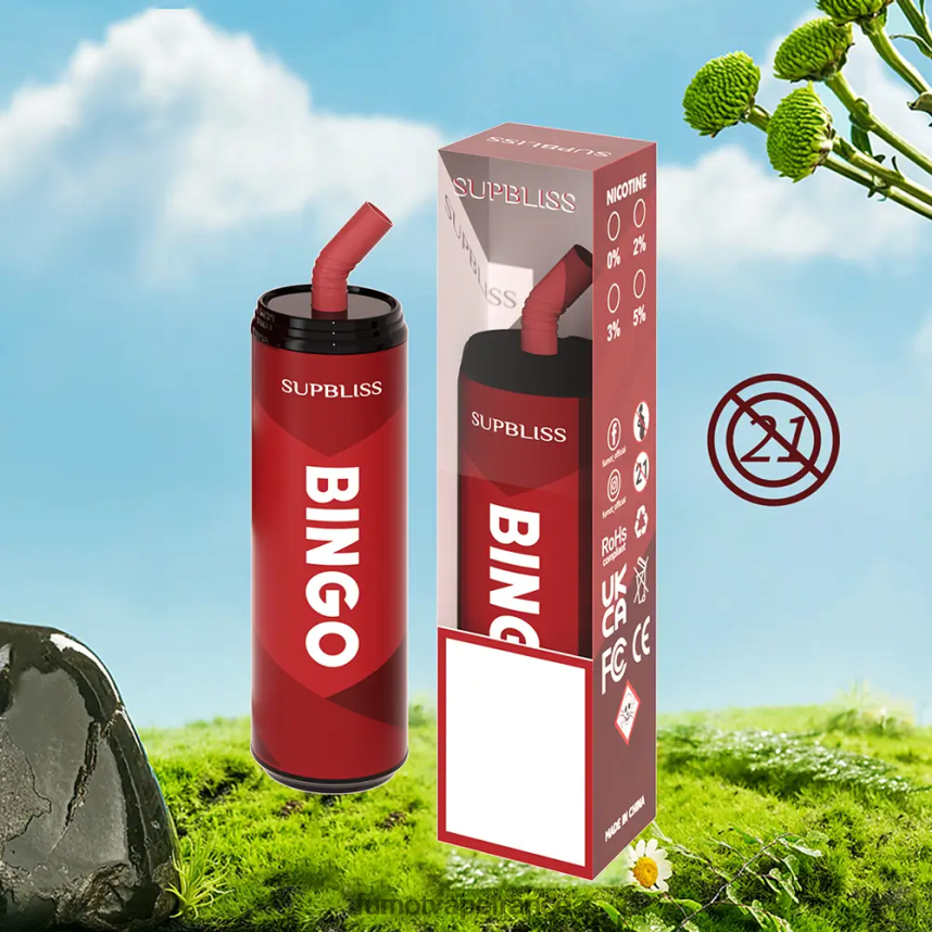 Fumot Supbliss Bingo Stylo vape jetable 9000 (1 pièce) - 18 ml pastèque fraise - Fumot vape prix 00BH4J475