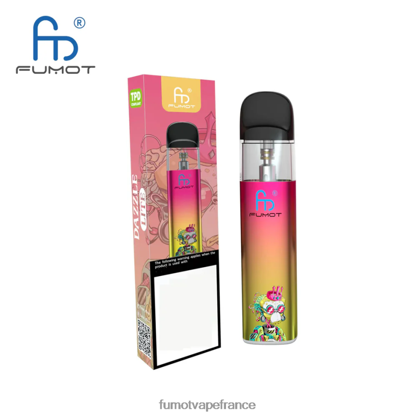 Fumot Dazzle Lite Kit de vape vide conforme à la DPT (1 pièce) vert-violet - Fumot vape 00BH4J551