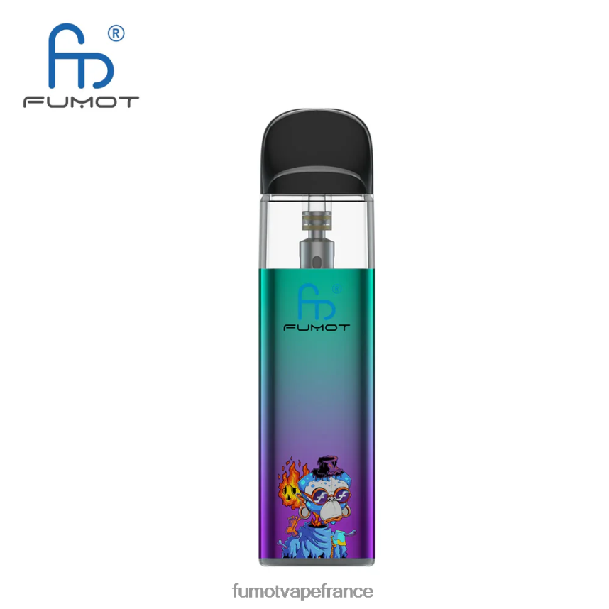 Fumot Dazzle Lite Kit de vape vide conforme à la DPT (1 pièce) vert-violet - Fumot vape 00BH4J551