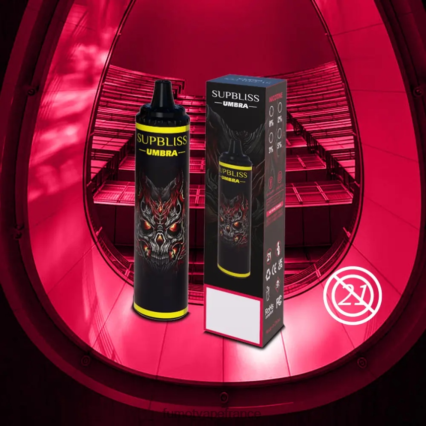 Fumot Supbliss Umbra 10000 (1 pièce) stylo vape jetable - 20 ml Baies mélangées - Fumot cigarette electronique 00BH4J479