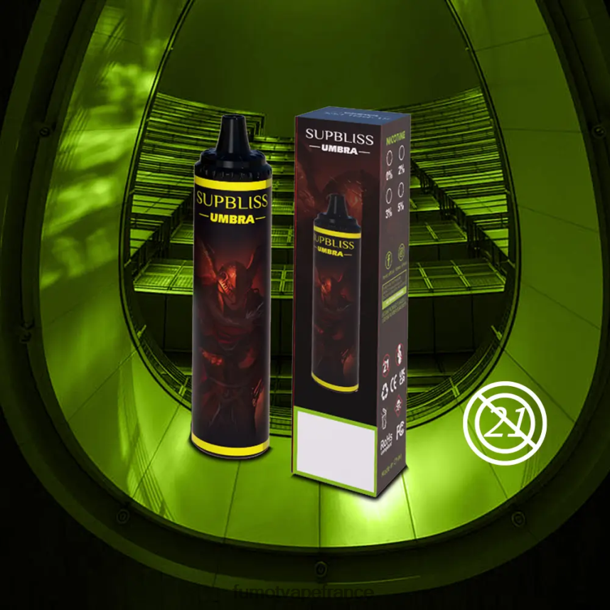 Fumot Supbliss Umbra 10000 (1 pièce) stylo vape jetable - 20 ml Baies mélangées - Fumot cigarette electronique 00BH4J479