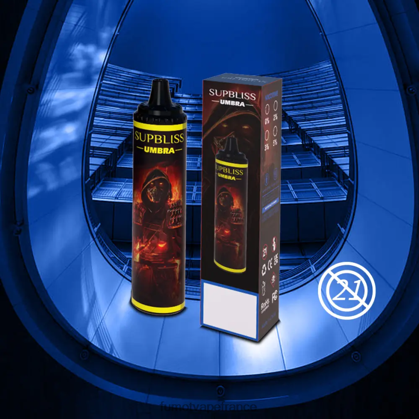 Fumot Supbliss Umbra 10000 (1 pièce) stylo vape jetable - 20 ml Baies mélangées - Fumot cigarette electronique 00BH4J479
