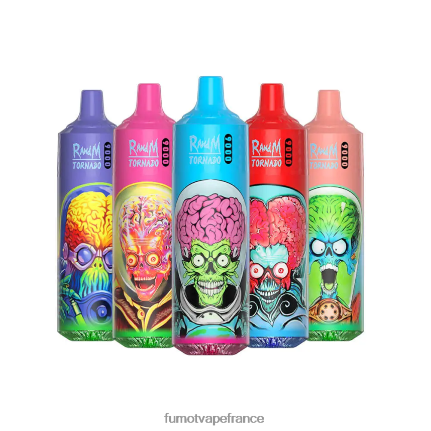 Fumot Tornado Stylo vape jetable 18 ml 9000 (1 pièce) crème anglaise à la banane - Fumot vape avis 00BH4J23