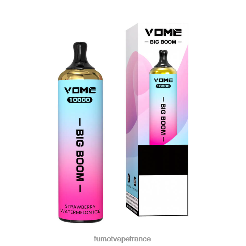 Fumot Vome Big Boom stylo vape jetable 10000 - 20ml (1 pièce) pastèque - Fumot cigarette electronique 00BH4J439