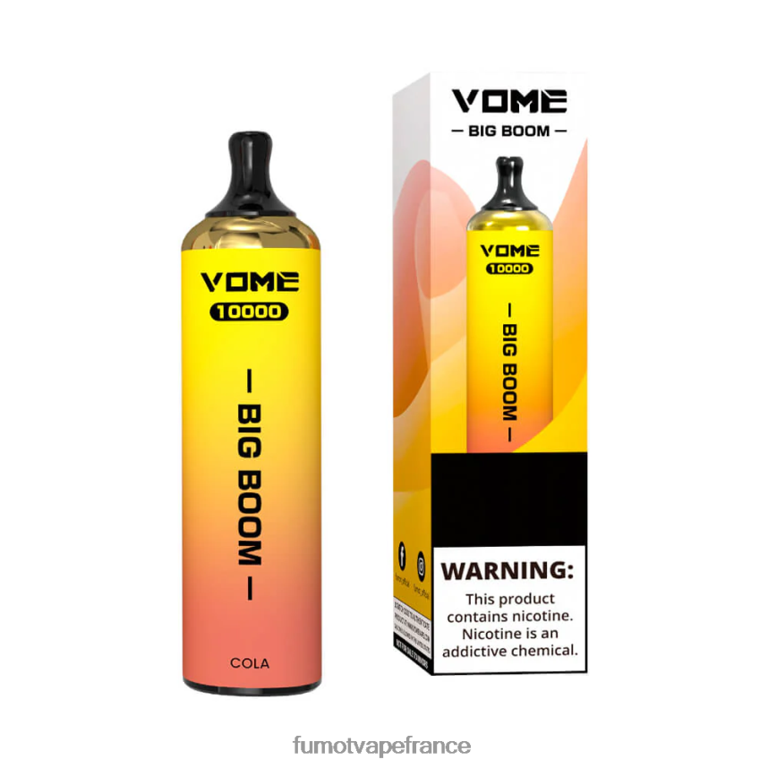 Fumot Vome Big Boom stylo vape jetable 10000 - 20ml (1 pièce) pastèque - Fumot cigarette electronique 00BH4J439