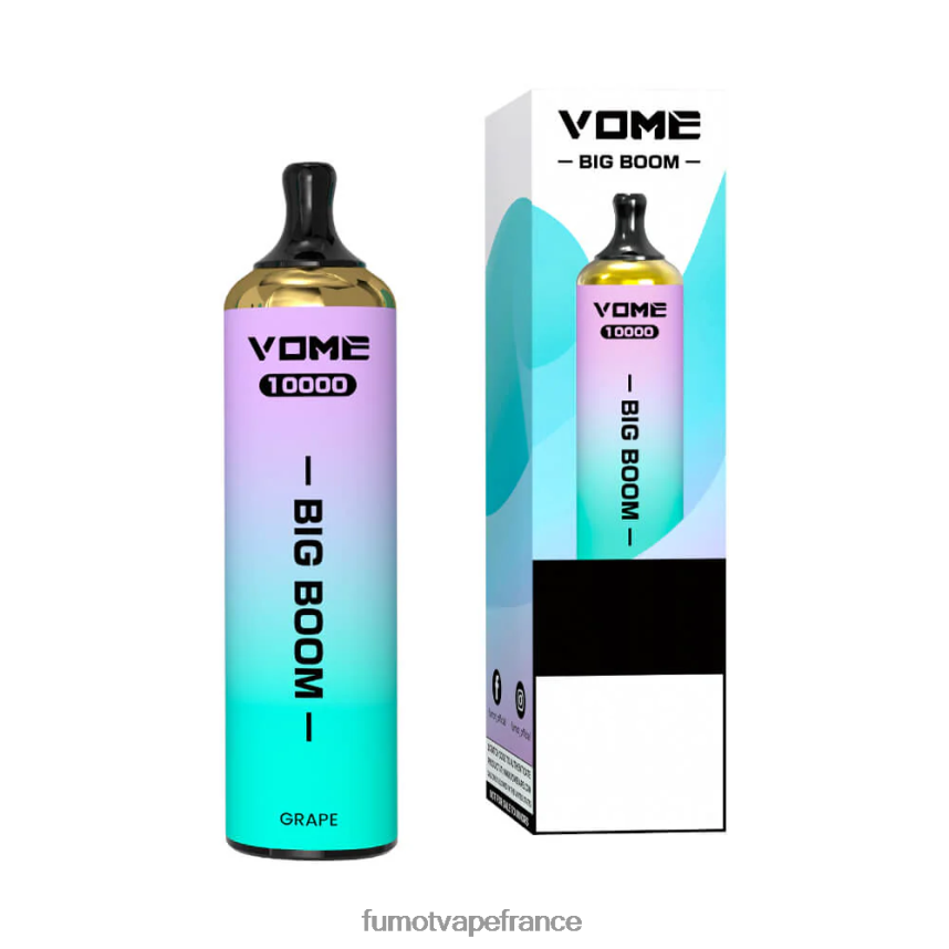 Fumot Vome Big Boom stylo vape jetable 10000 - 20ml (1 pièce) pastèque - Fumot cigarette electronique 00BH4J439