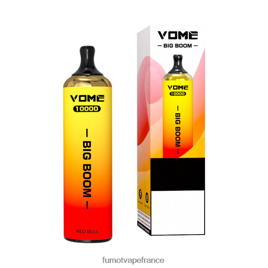 Fumot Vome Big Boom stylo vape jetable 10000 - 20ml (1 pièce) pastèque - Fumot cigarette electronique 00BH4J439